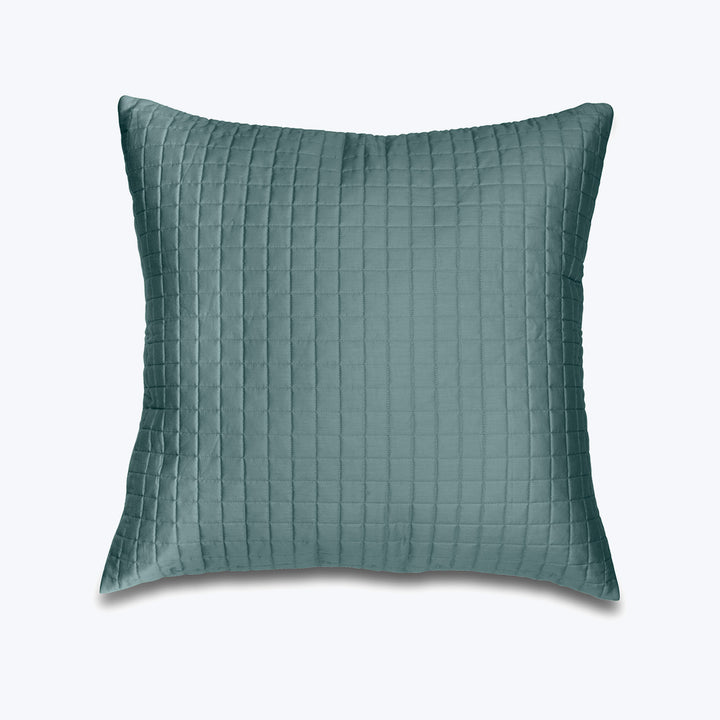 Masaccio Quilted Sham King / Wilton Blue