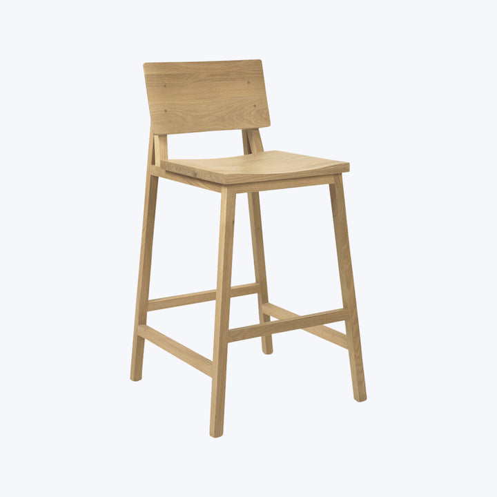 Oak Counter Stool