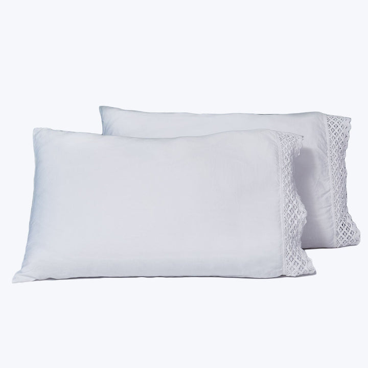 Camilla Sheets & Pillowcases Pillowcase Pair / King / White