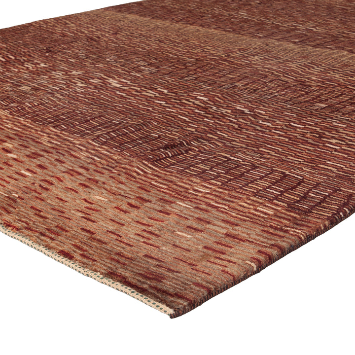 Brown Modern Wool Persian Rug - 7'5" x 9' Default Title
