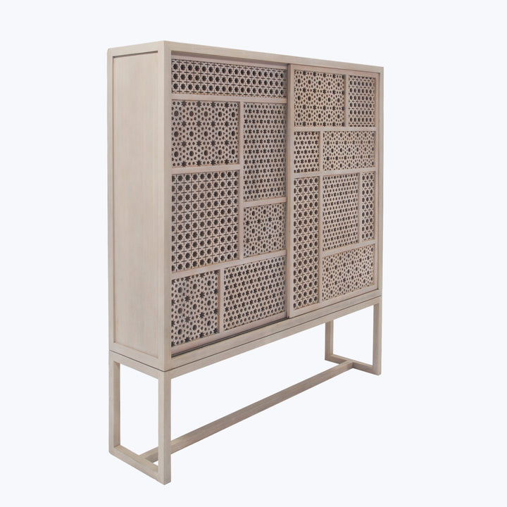 Mantra Teak Wide Cabinet