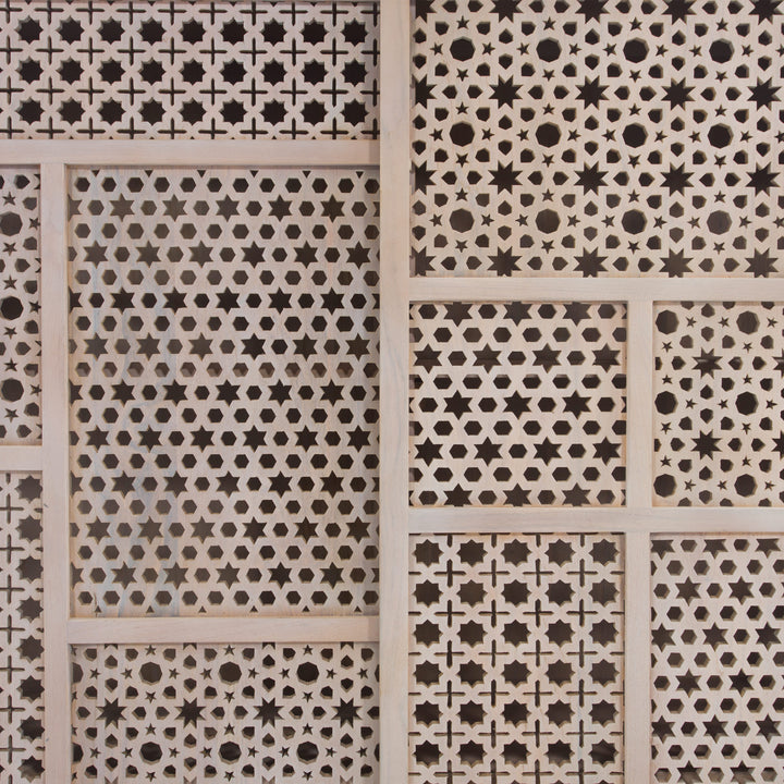 Mantra Teak Wide Cabinet