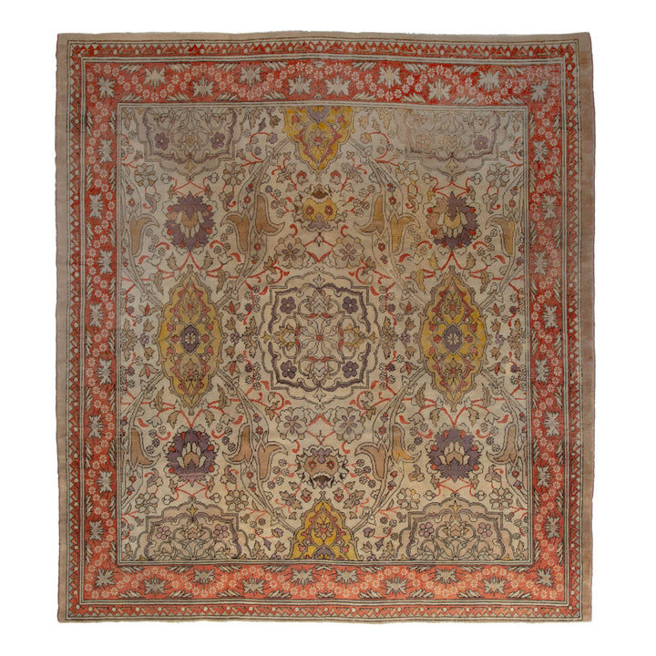 Anatolian Wool Rug - 12'9" x 13'2"