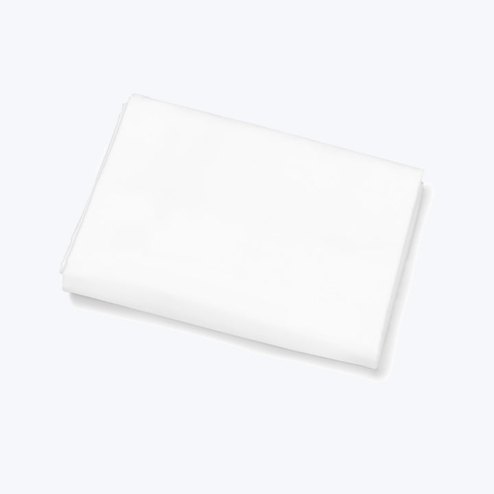 Nuvola Sateen Duvet & Shams, White Duvet Cover / King