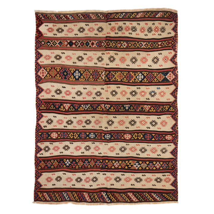 Wool Kilim - 4'08" x 06'01"