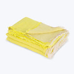 Washed Linen Throw Acid