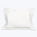 Nuvola Percale Duvet & Shams, White Pillow Sham / King