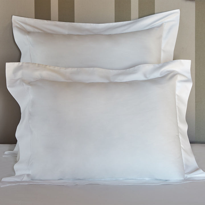 Nuvola Percale Duvet & Shams, White Pillow Sham / King