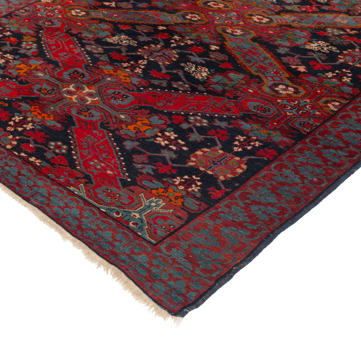 Red Vintage Turkish Wool Runner - 5'4" x 13'2"