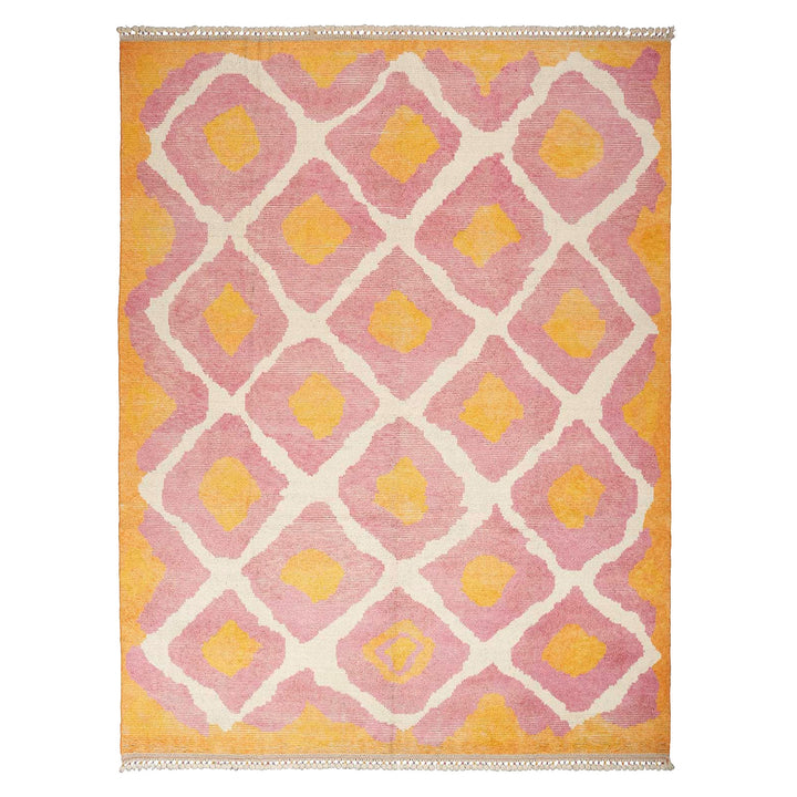Multicolored Moroccan Wool Rug - 9'3" x 12'3"