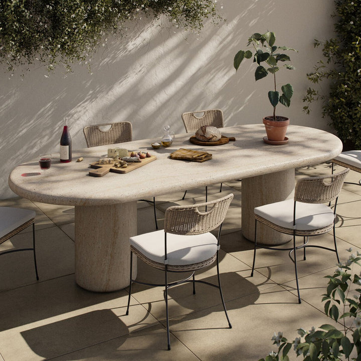 Poole Outdoor Oval Dining Table