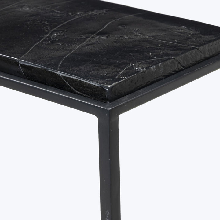 Dalston Cast Glass Console Table