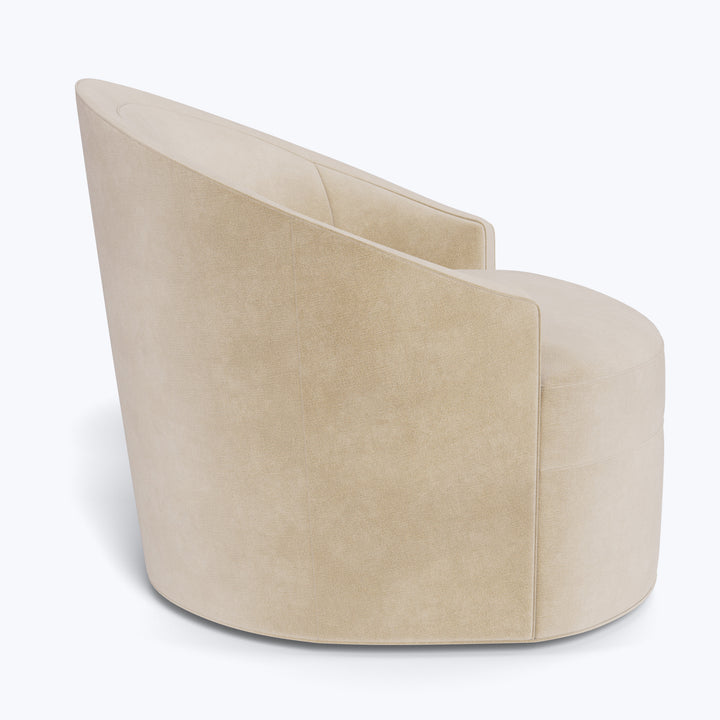 Elise Swivel Chair Vance, Luxe Velvet / Watermelon