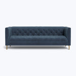 Tribeca 84" Sofa w/ Brass Legs Graceland, Performance Blend / Sorrell