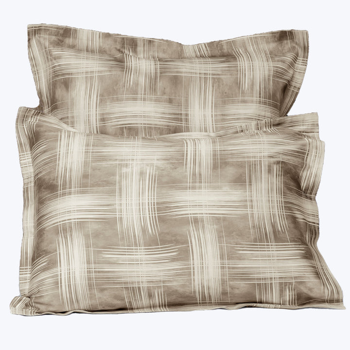 Graffiti Duvet & Shams, Beige Pillow Sham / Standard