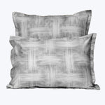 Graffiti Duvet & Shams, Grey Pillow Sham / Standard