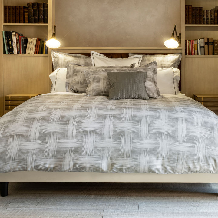 Graffiti Duvet & Shams, Grey