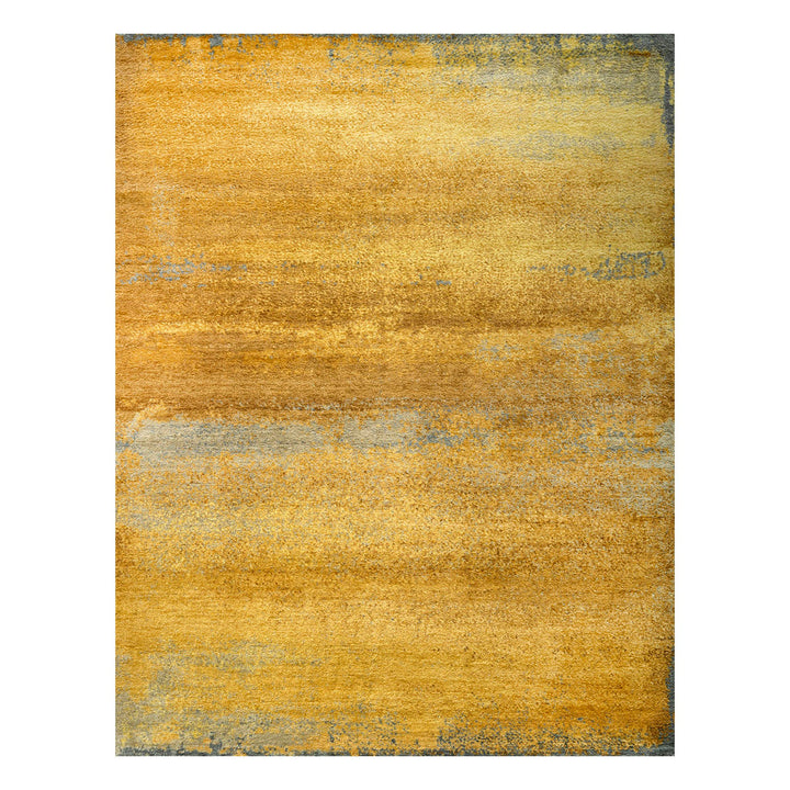 Darya Multicolor Abstract Wool Rug - 8' x 10' Honey