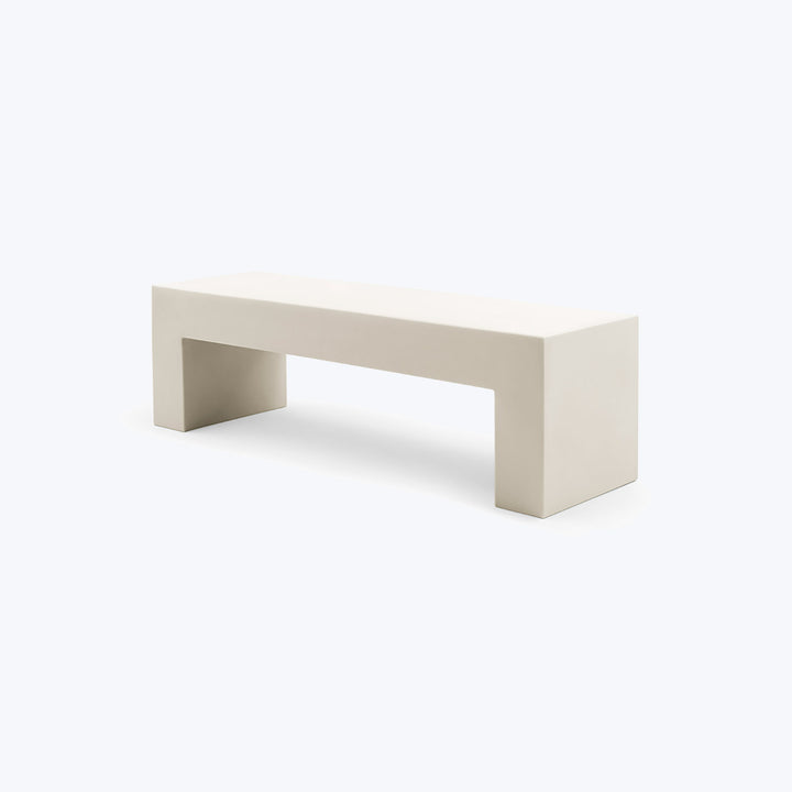 Vignelli Bench White / Medium