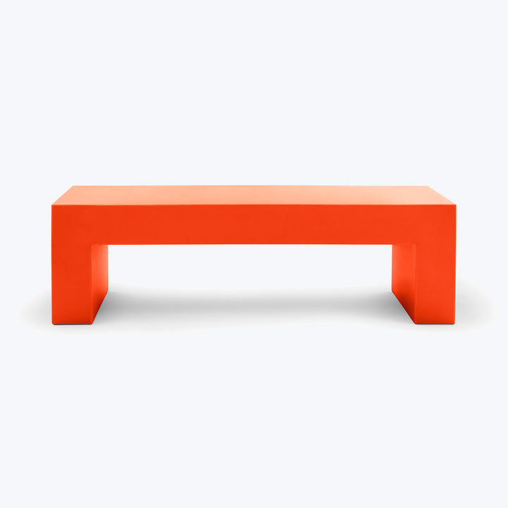 Vignelli Bench Orange / Medium
