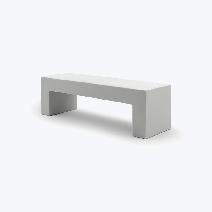 Vignelli Bench Light Grey / Medium