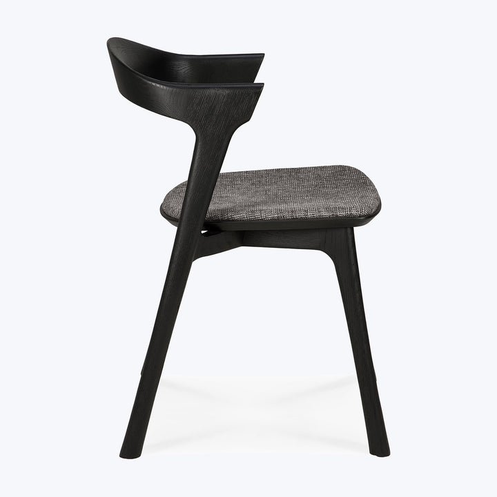 Upholstered Bok Side Chair Gray