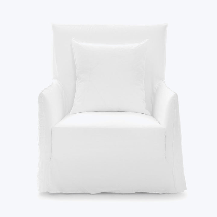 Ghost Slipcover Highback Armchair