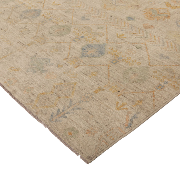 Zameen Patterned Modern Wool Rug - 6'11" x 9'10" Default Title