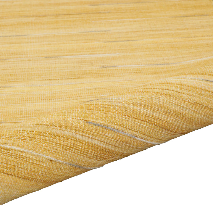 Yellow Solid Modern Flatweave Kilim Rug 5'3" x 7'3"