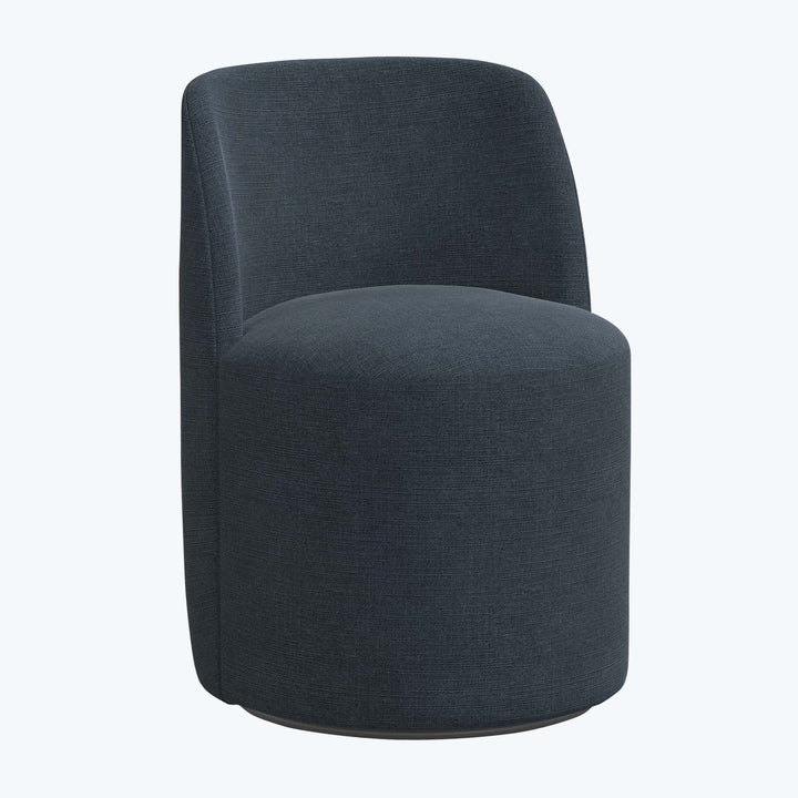 Jessa Swivel Dining Chair Navy