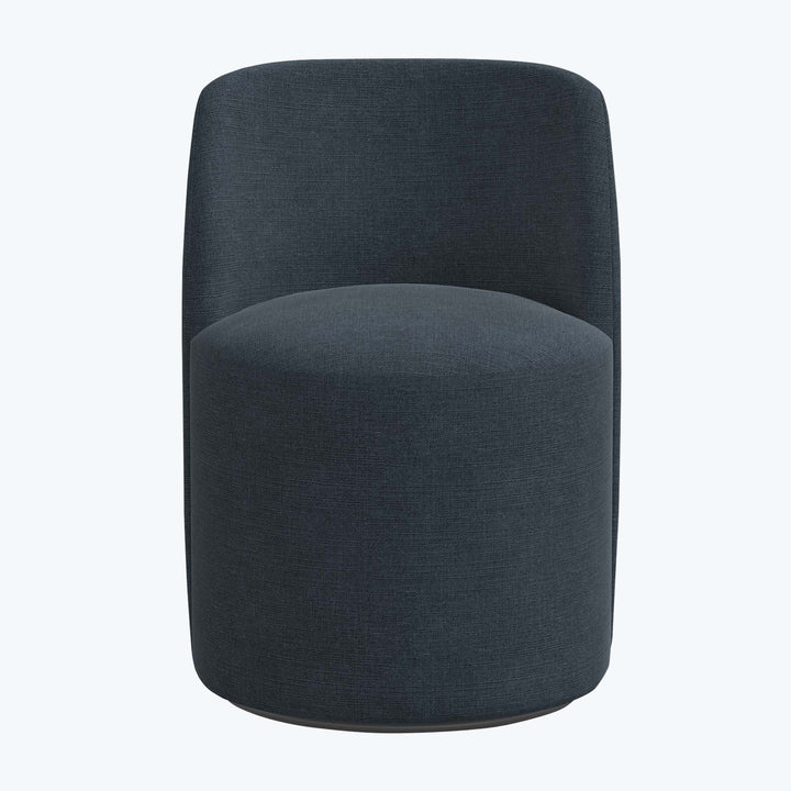 Jessa Swivel Dining Chair Navy