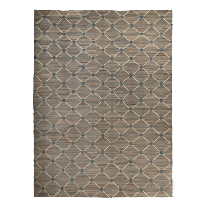 Zameen Patterned Transitional Wool Rug - 14'3" x 18'10"