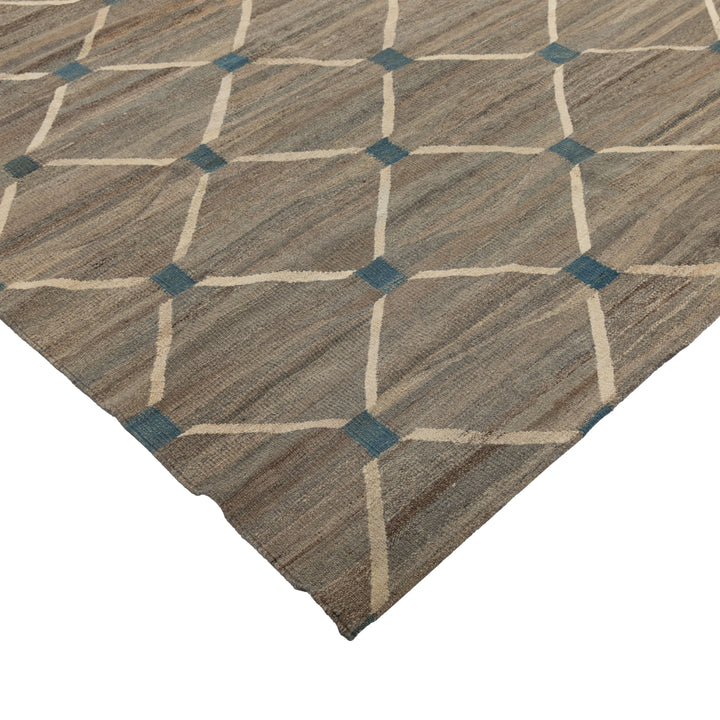 Zameen Patterned Transitional Wool Rug - 14'3" x 18'10"