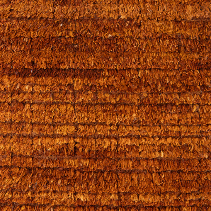 Gridiron Hand Knotted Wool Silk Blend