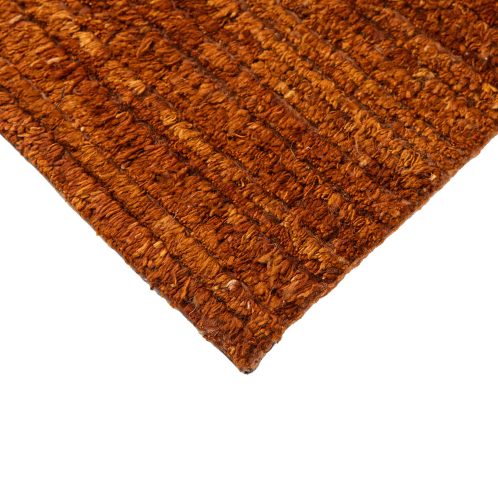 Gridiron Hand Knotted Wool Silk Blend