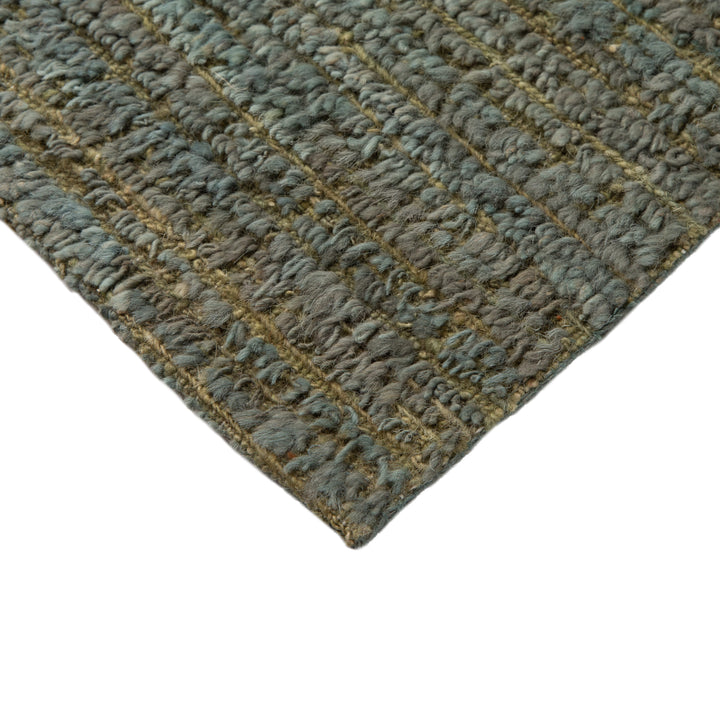 Gridiron Hand Knotted Wool Silk Blend