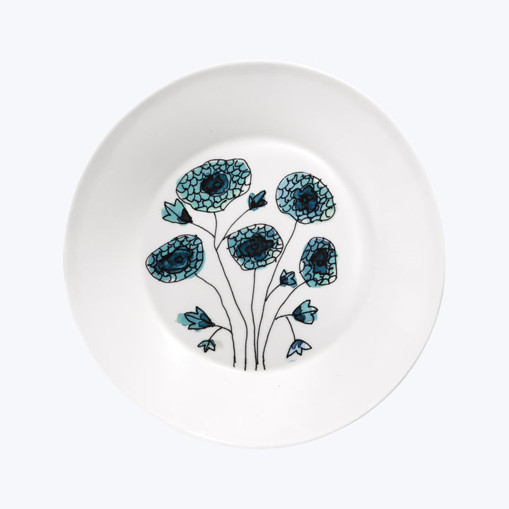 Midnight Flowers Pasta Bowl Anemone Vaniglia