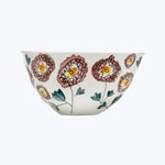 Midnight Flowers Large Serving Bowl Anemone Milk