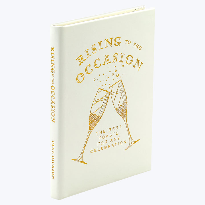Book cover with title 'RISING TO THE OCCASION' in gold.