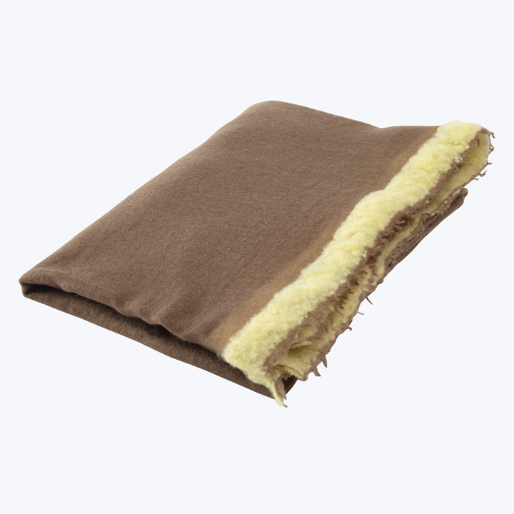 Gran Souffle Oversized Semi Felted Cashmere Border Throw