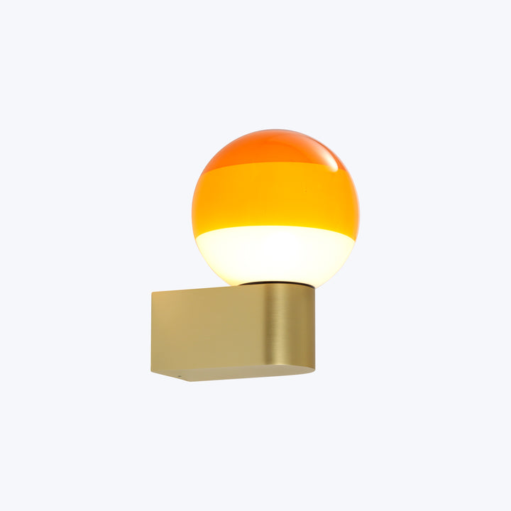 Dipping Light Sconce Amber