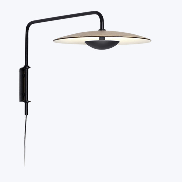 Ginger Sconce Oak / 8'' / Hardwired