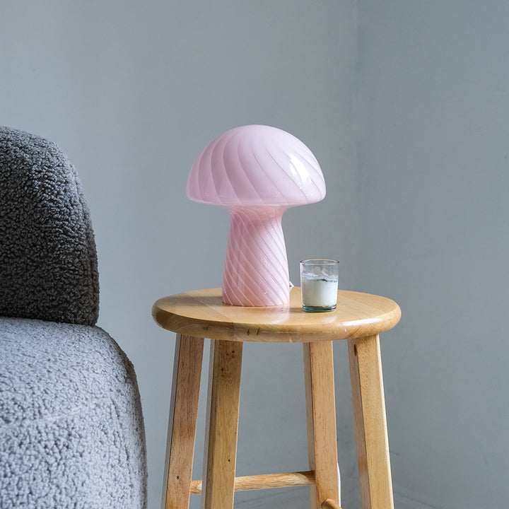 Close Top Mushroom Lamp Bubblegum Pink / Petite