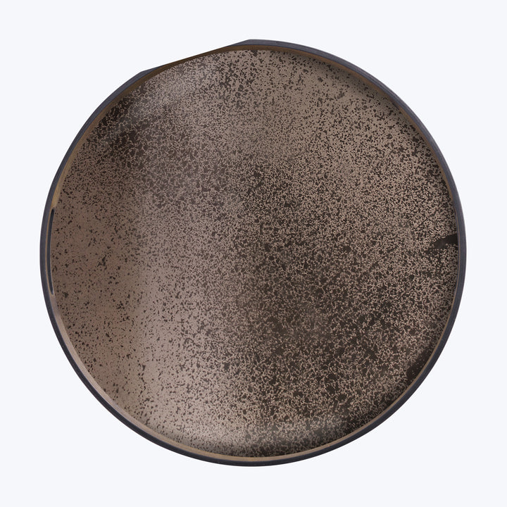 Mirror Tray Bronze / Round / Small