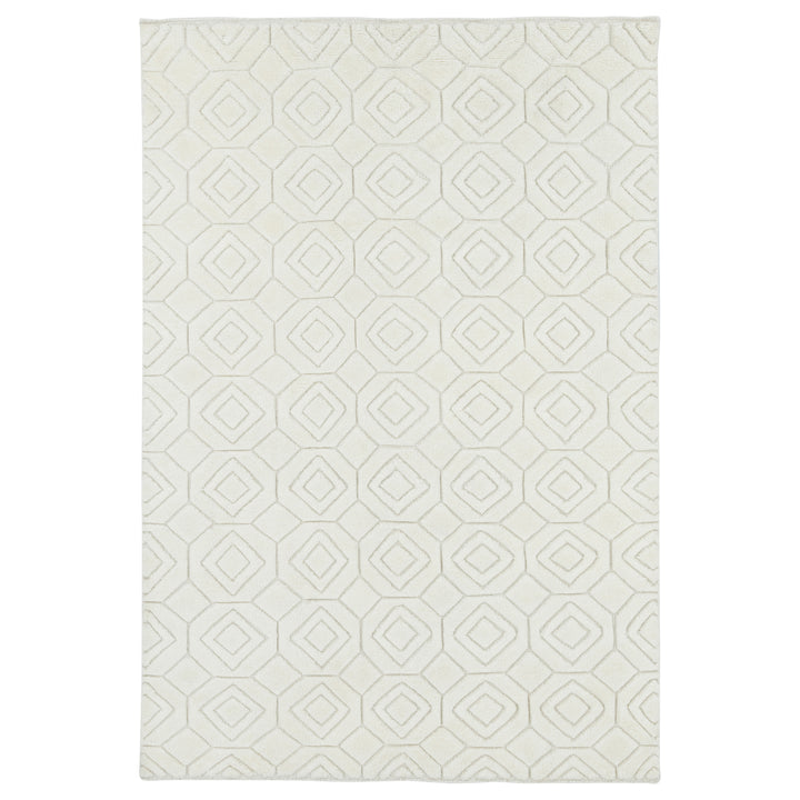 Cream Moroccan Wool Rug - 6' x 9'