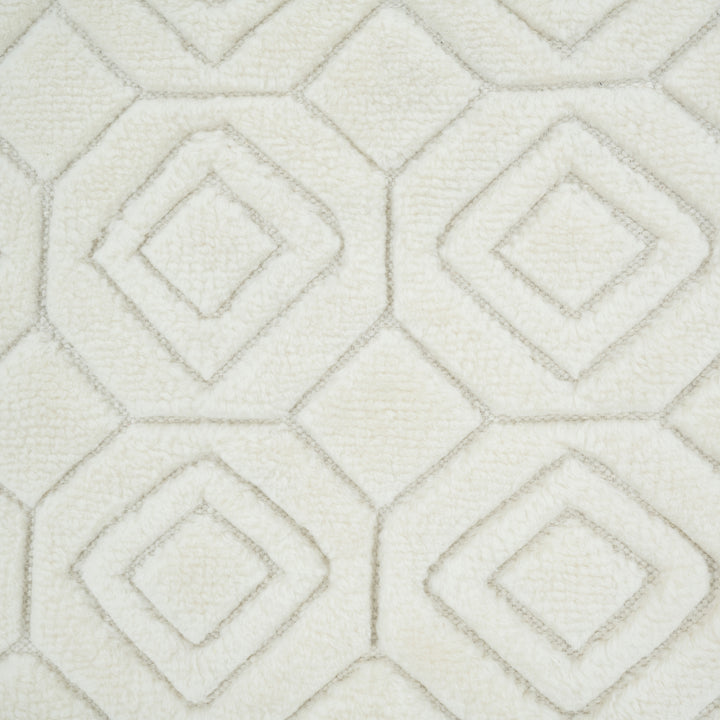 Cream Moroccan Wool Rug - 6' x 9'