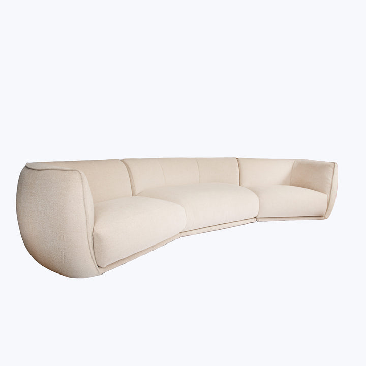 Vela Piping 3 Piece Sofa