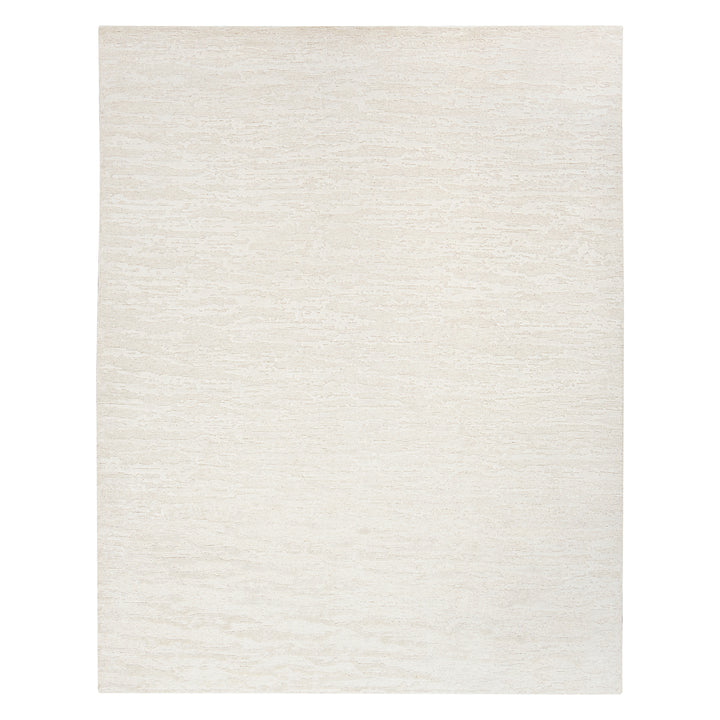 Ivory Contemporary Wool Luxcelle Blend Rug 10' x 14'