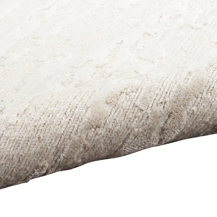 Ivory Contemporary Wool Luxcelle Blend Rug 10' x 14'
