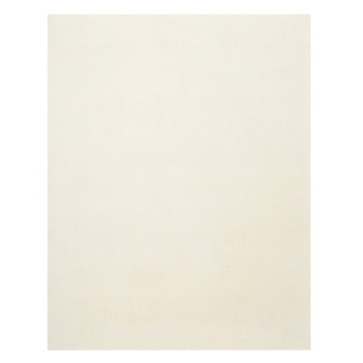 Solid Shag Cashmere Rug Ivory / 9' x 12'